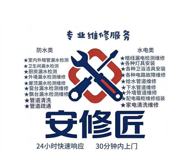 2026年宜宾居家维修实测指南:安修匠维修服务部漏水检测与家电维修体